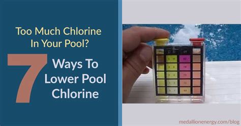 How To Lower Chlorine Level In A Pool Quick Safe Solutions