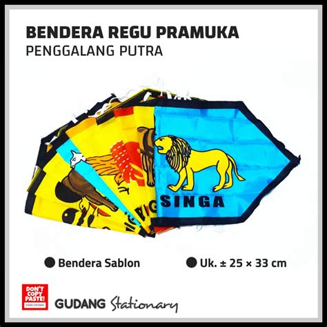 Jual Bendera Regu Pramuka Penggalang Putra Shopee Indonesia