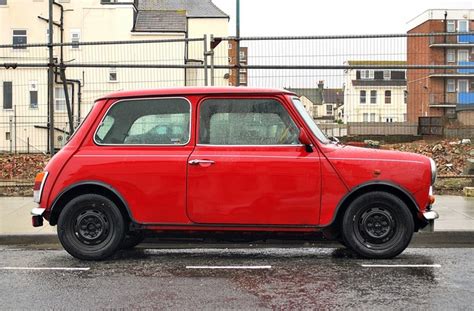 Red Mini | Classic mini, Power bike, Mini