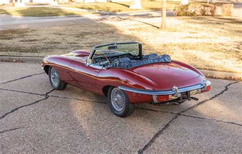 Wallpaper Jaguar E Type Jaguar E Type Rear View For Mobile And