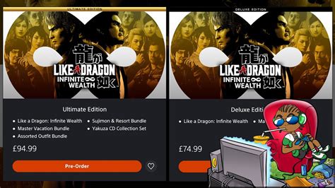 Like A Dragon Infinite Wealth Ultimate Edition Vs Deluxe Edition