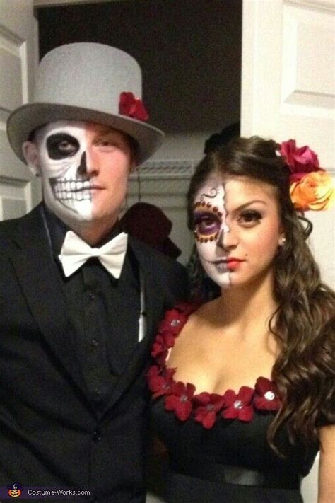 Sugar Skull Couple Halloween Costume Contest Diy Halloween Costumes