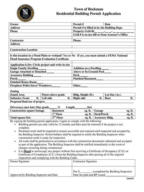Beekman Building Department Fill Out And Sign Online Dochub