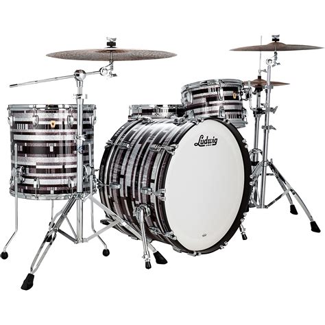 Ludwig Classic Maple 3 Piece Pro Beat Shell Pack With 24 In Bass Drum