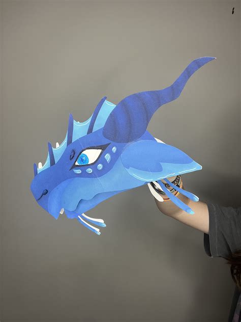 Custom Paper Dragon Puppet Etsy