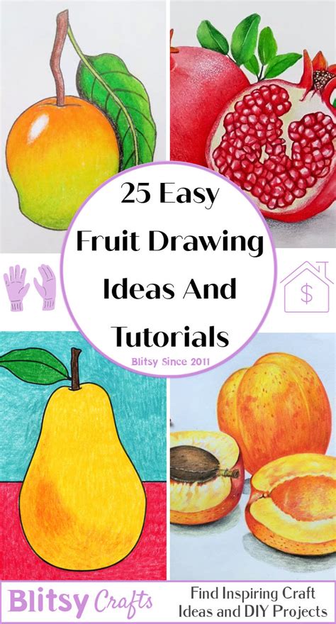 25 Easy Fruit Drawing Ideas How To Draw Fruit