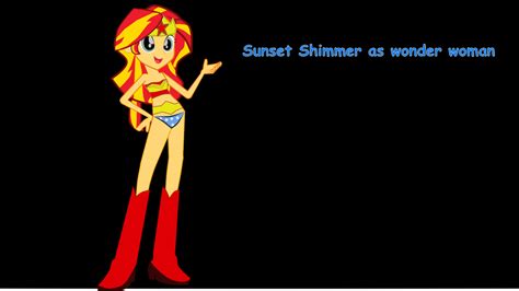 Sunset Shimmer As Wonder Woman By Onikun64 On Deviantart