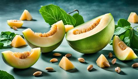 Honeydew Melon Seeds Premium Ai Generated Image