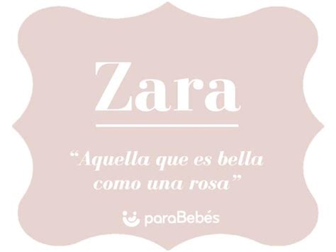 Conoces El Origen Del Nombre De Zara Te Contamos La Historia Info My