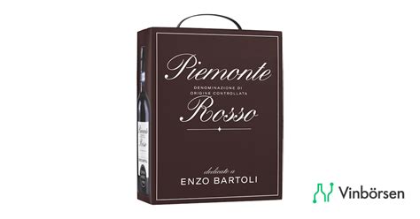 Enzo Bartoli Piemonte Rosso 2021 Rött Vin Vinbörsen