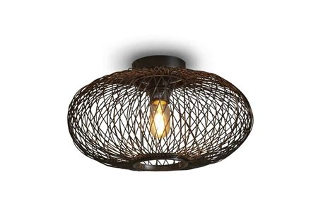 Lampa sufitowa bambusowa CANGO 40x20 czarny GOOD MOJO Wyposażenie