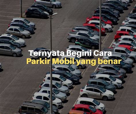 Ternyata Begini Cara Parkir Mobil Yang Benar Lacak Harga