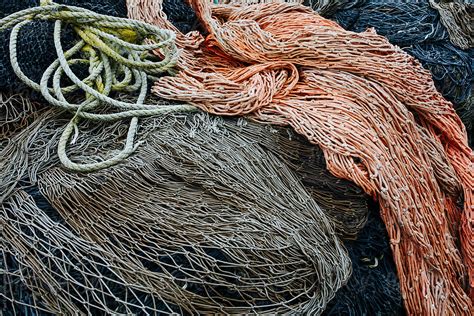 "Detail Of Commercial Fishing Nets, Ropes And Equipment" by Stocksy ...