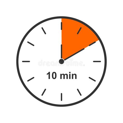 Icono De Reloj Con Intervalo De Tiempo De Minutos Temporizador De