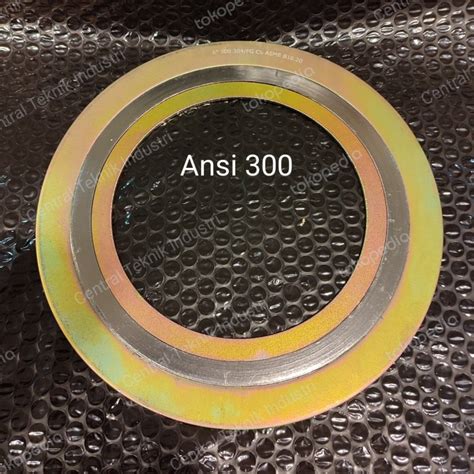 Jual Spiral Wound Gasket Ansi 300 SWG 6 Inch Carbon Steel Jakarta