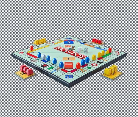 Увлекательная настольная игра, изолированная на прозрачном фоне ...