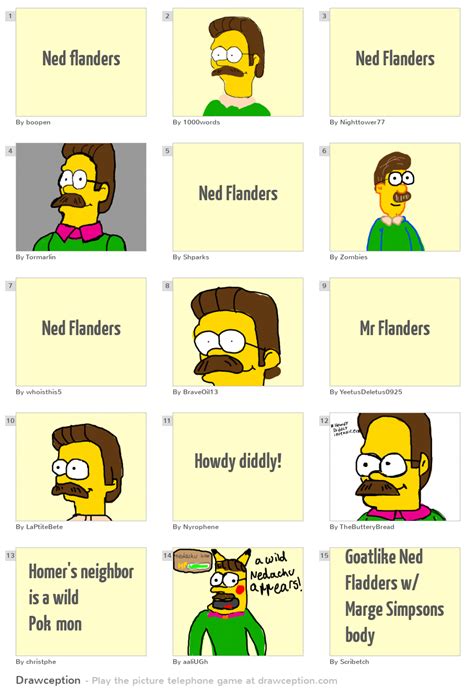 Ned flanders - Drawception