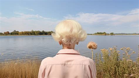 Polish Beige Blonde Woman A Realistic Selfie By Nancy Stock Illustration Illustration Of