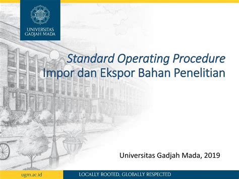 Pdf Standard Operating Procedure Impor Dan Ekspor Bahan Penelitian