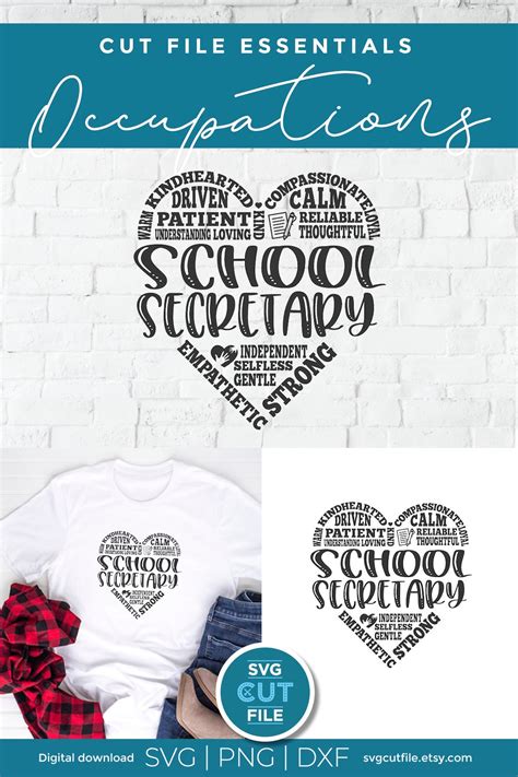 School Secretary Svg Secretary Svg Office Assistant Staff Worker Svg