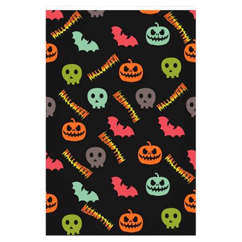 Wrapping Paper Halloween Happy Halloween Halloween Wrapping Paper