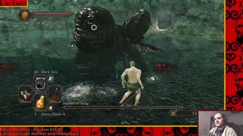 Dark Souls 2 Naked Wand Challange Boss 18 Demon Of Song YouTube