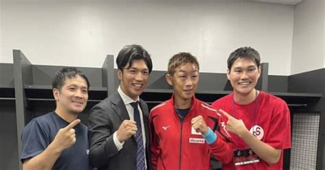 ロンドン五輪ボクシング代表・村田諒太、鈴木康弘、須佐勝明が11年ぶりに再集結し清水聡を労う