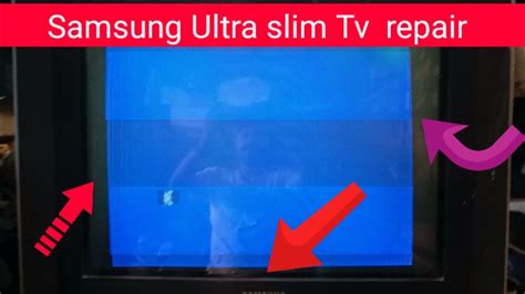 Ew Problem Repair Samsung Colour Ultra Slim Crt Tv Youtube