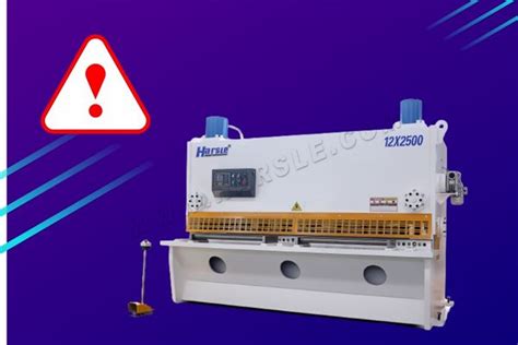 Metal Shearing Machine Safety Precautions Harsle