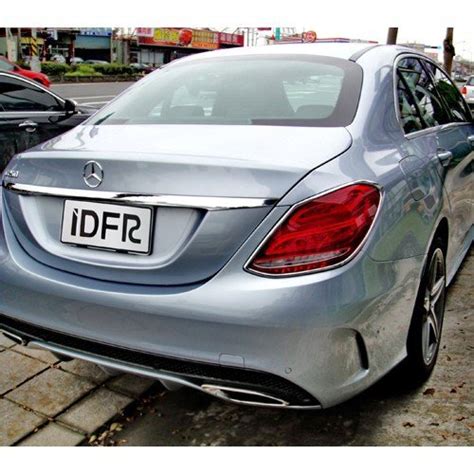 【jr佳睿精品】2014 Up Benz C W205 鍍鉻後燈框 尾燈框 電鍍 改裝 精品 配件 飾條 Yahoo奇摩拍賣