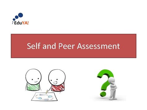 Self And Peer Assessment Self And Peer Assessments