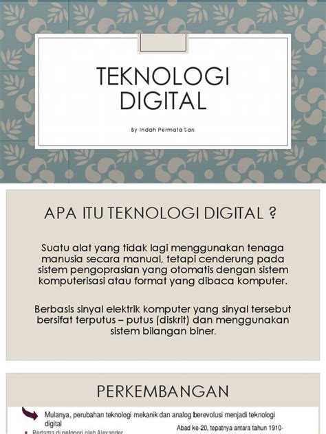 Teknologi Digital Fisika Kelas Ppt Koleksi Gambar