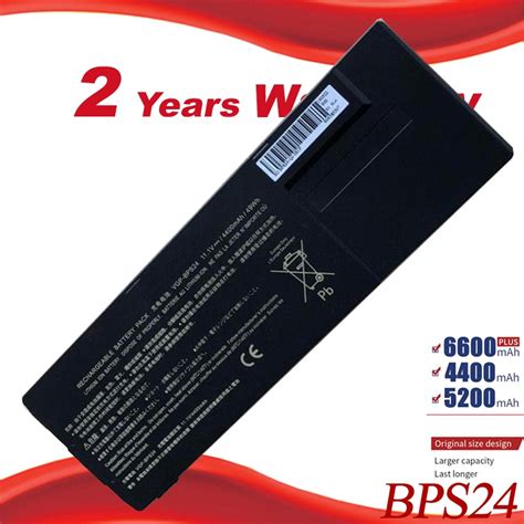 6 Cell 5200mah Laptop Battery VGP BPL24 VGP BPS24 For Sony VAIO S SA SB