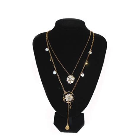 Black Velvet Necklace Jewelry Display Bust Neck Form Presentation Sizes