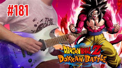 DBZ Dokkan Battle OST Guitar Cover INT 超知 LR Super Saiyan 4 Goku Full