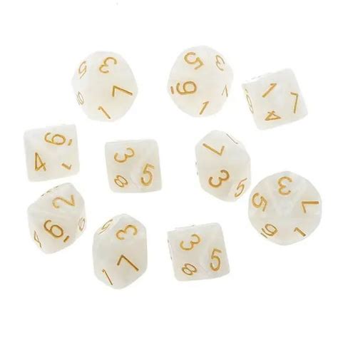 Набор десятигранных кубиков (дайсов) (Д10) / для настольных игр ...