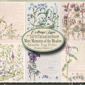 US Letter Memories Of The Meadow Project Pack 4 Digital Printable