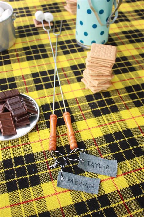 DIY Personalized Roasting Forks On Design Mom Live Free Creative Co