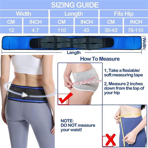 SI Belt Sacroiliac Belt for Women and Men - Relieve SI Joint, Sciatic ...