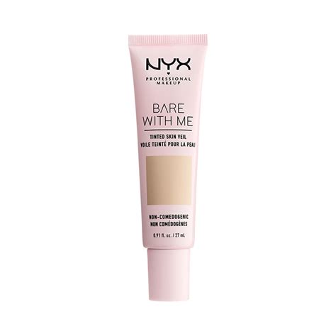 Nyx Vanilla Nude Bare With Me Tinted Skin Veil Review Swatches