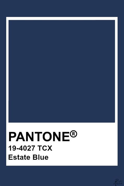 Pantone Estate Blue #pantone #color #darkblue | Pantone blue, Pantone ...
