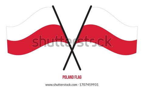 Poland Flag Waving Vector Illustration On Stock Vector Royalty Free 1707459931 Shutterstock