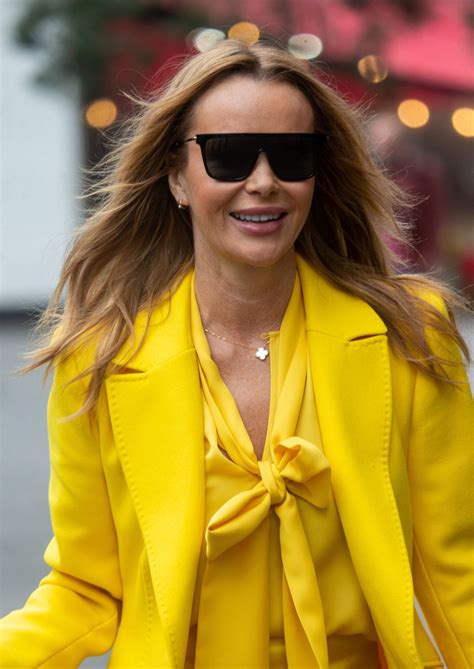 Amanda Holden In An Eye Catching Yellow Dress London 02 20 2023