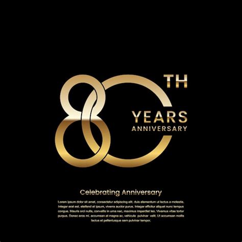 Premium Vector Th Anniversary Celebration Golden Anniversary Logo