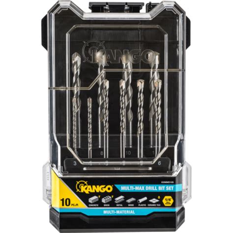 Piece Multi Max Multi Material Drill Bit Set Kango Kango Tools