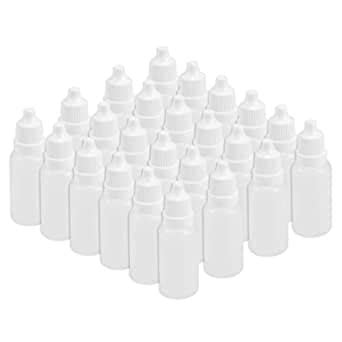 Uxcell Plastic Dropper Bottle 15ml 0 5oz Small Mouth Drop Bottles