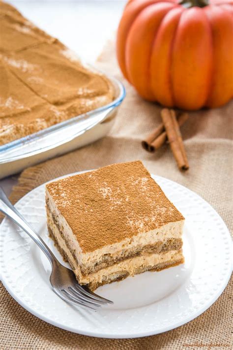 Pumpkin Tiramisu Easy No Bake Tiramisu Recipe The Busy Baker