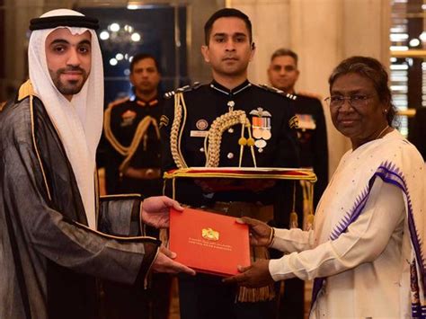 Uae Ambassador Presents Credentials To President Of India India