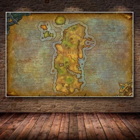 Azeroth Map Poster