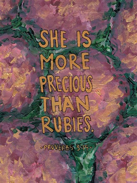 More Precious Than Rubies Art Print • Sweet Sequels